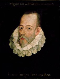 Retrato de Cervantes de Juan de Jaúregui y Aguilar que estos días se expone en el Ayuntamiento