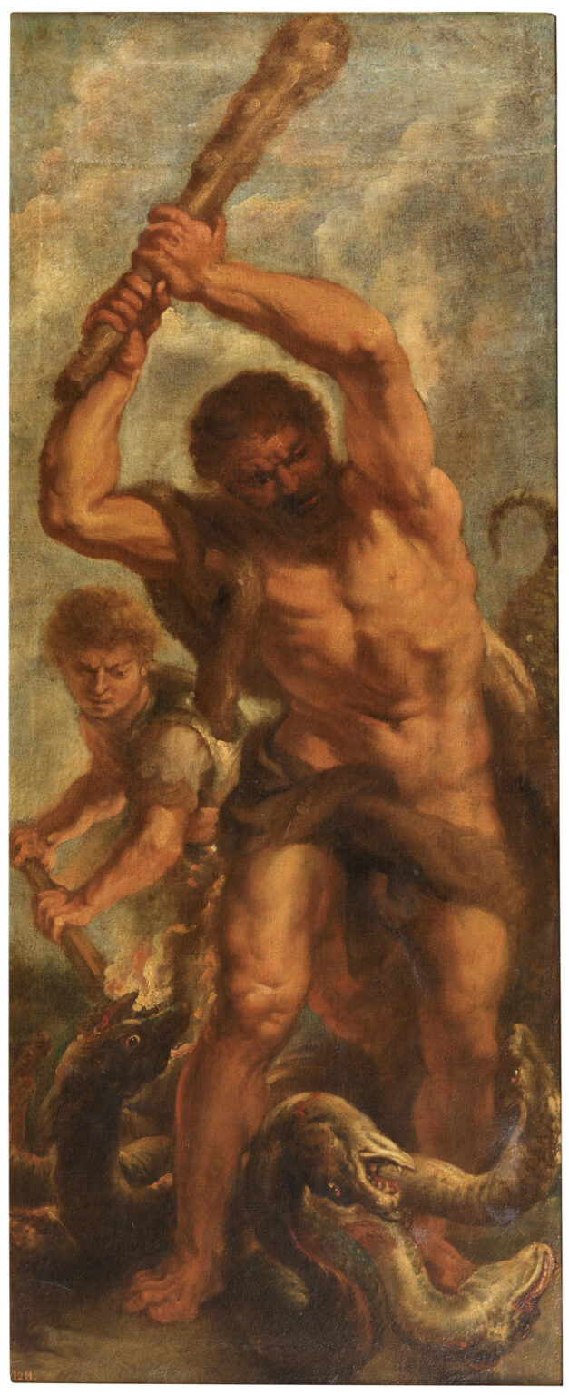 Hercules Y La Hidra De Lerna Juan Bautista Martinez Del Mazo S Xvii