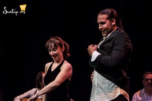 La coreógrafa Roser Font y el bailaor Juan José Villar en la primera edición del Suntap Festival. Fotografía de Valentina Ricci