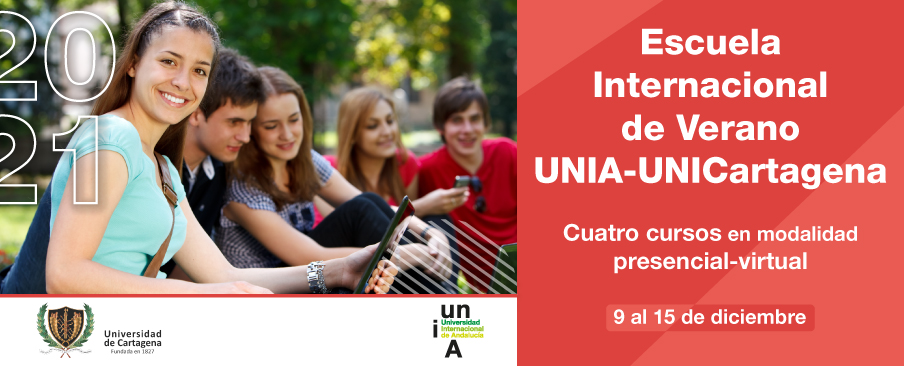 Nueva oferta de cursos para diciembre de la UNIA y la Universidad de Cartagena