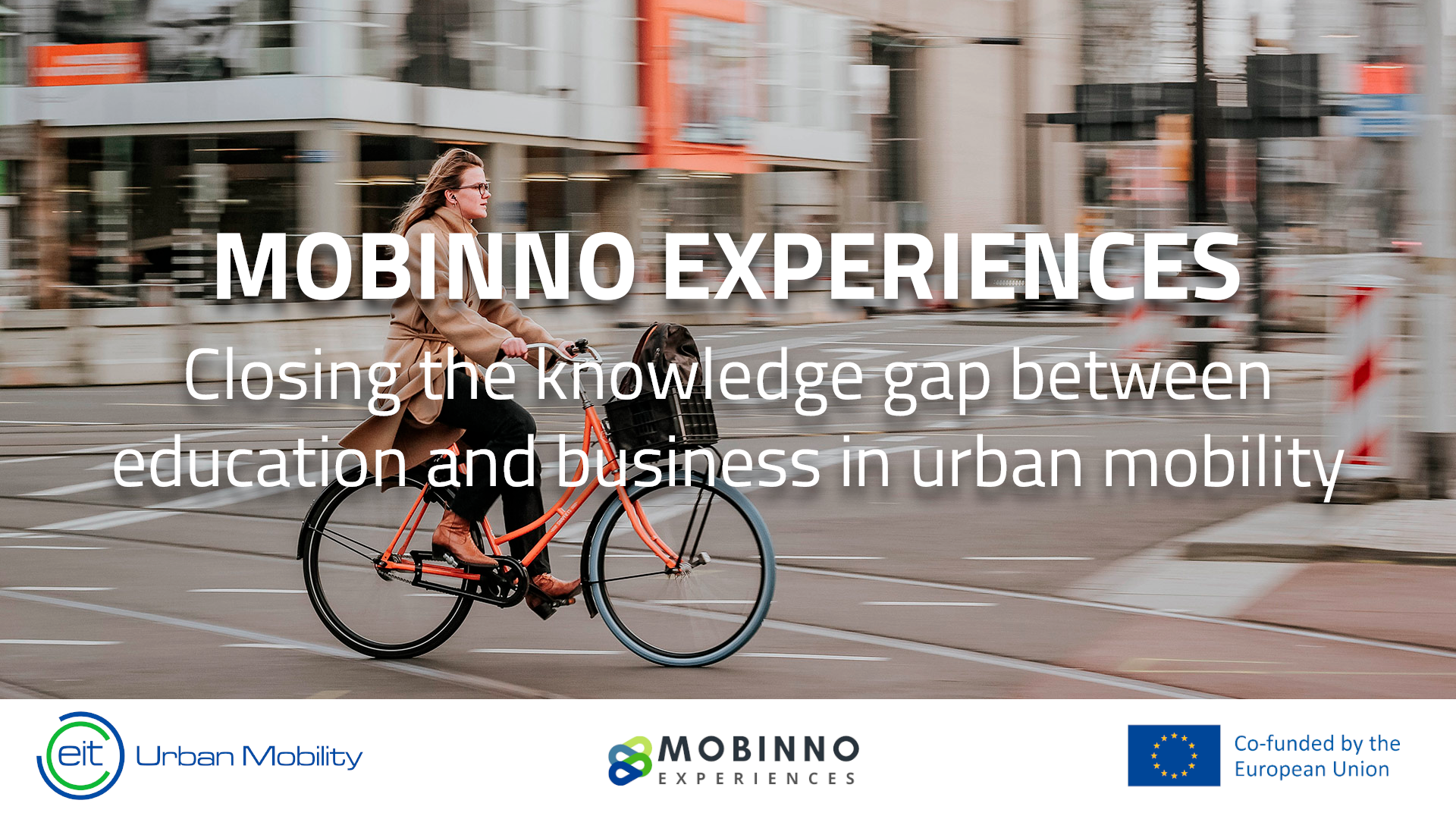 Certifícate en movilidad urbana innovadora con la iniciativa europea Mobinno Experiences